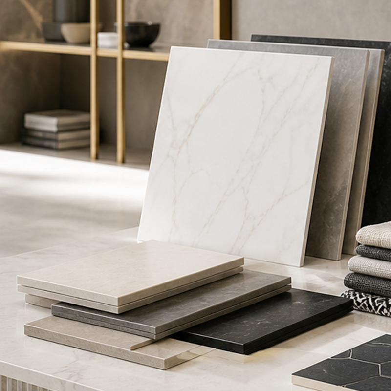 Premium Marble Look Tile Set